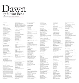 PW Elverum Mount Eerie: Dawn LP