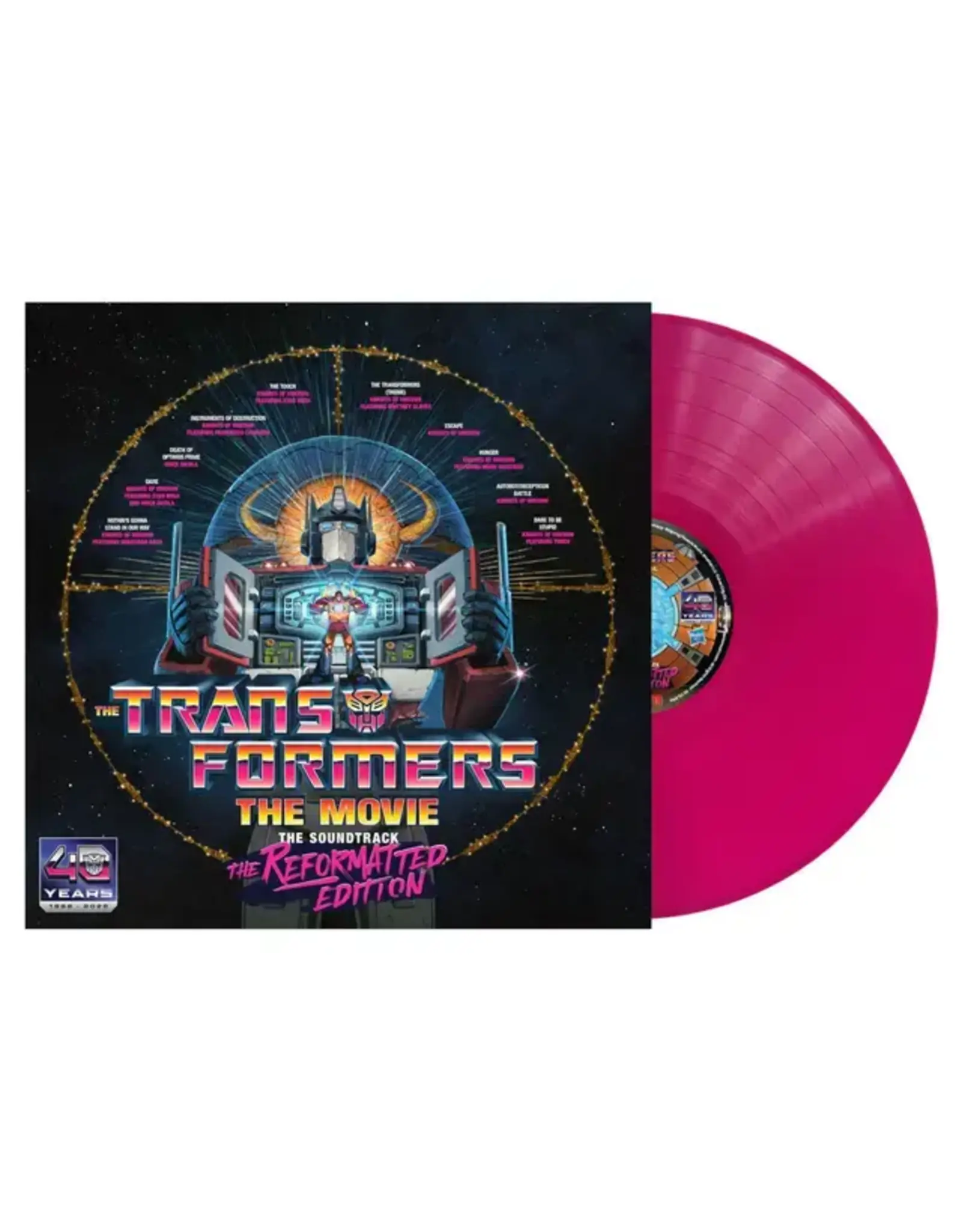 OST: The Transformers: The Movie - Reformatted Edition (energon pink vinyl) LP