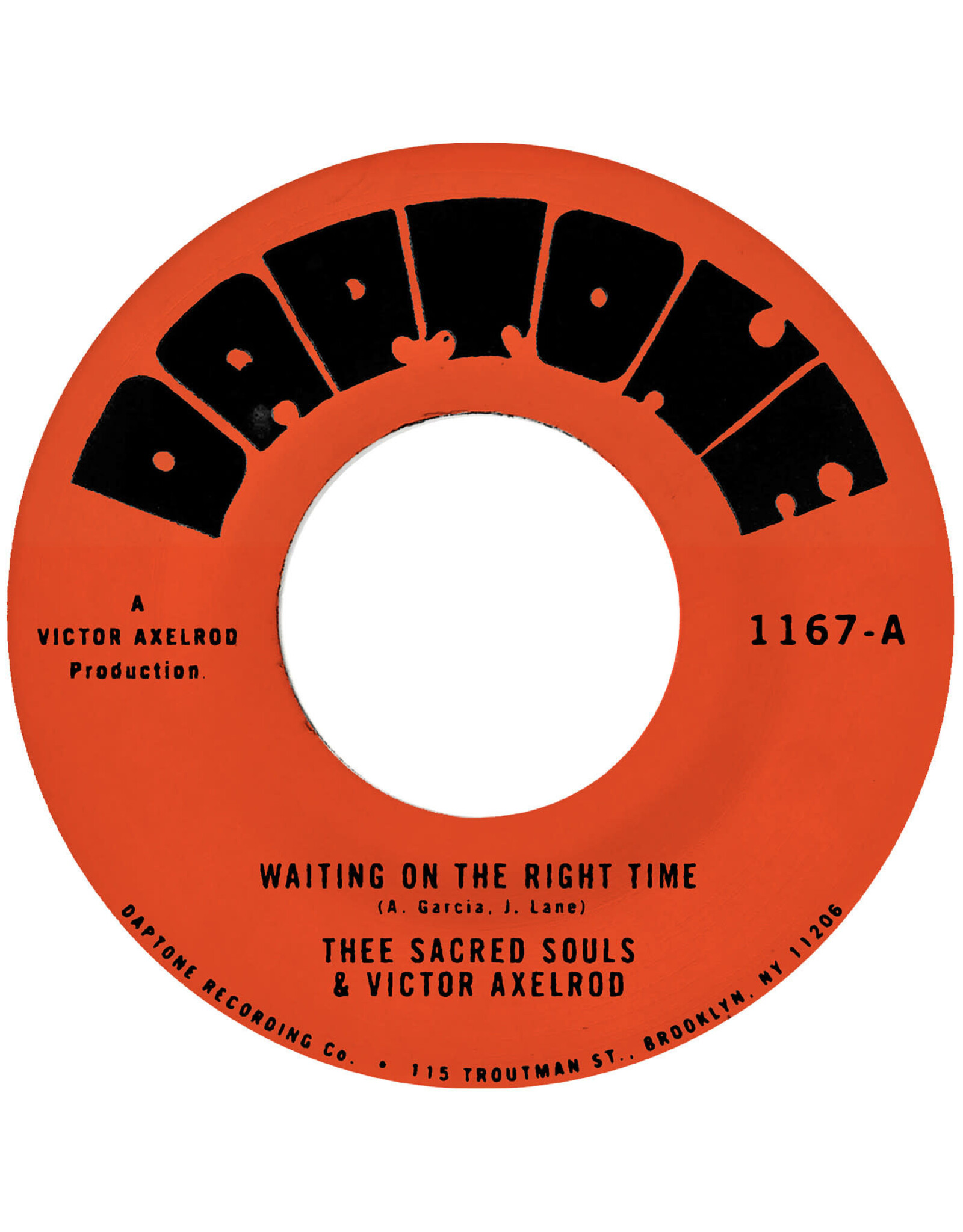 Daptone Thee Sacred Souls: Waiting on the Right Time b/w Waiting #2 7"