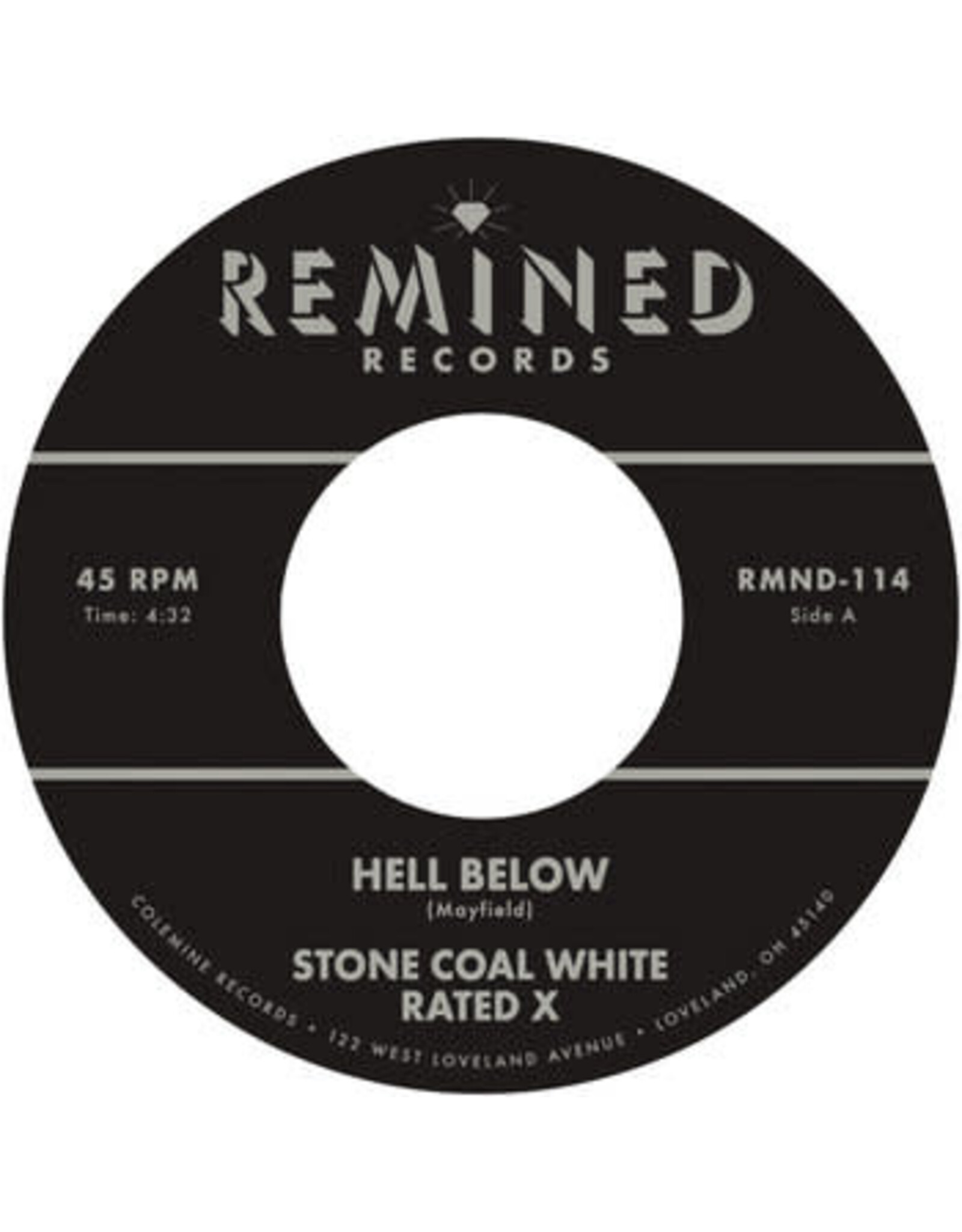 Remined Stone Coal White: Hell Below/Free (opaque red vinyl) 7"