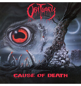 Real Gone Obituary: Cause of Death - REMASTERED (GRAY WITH BLACK SPLATTER VINYL) LP