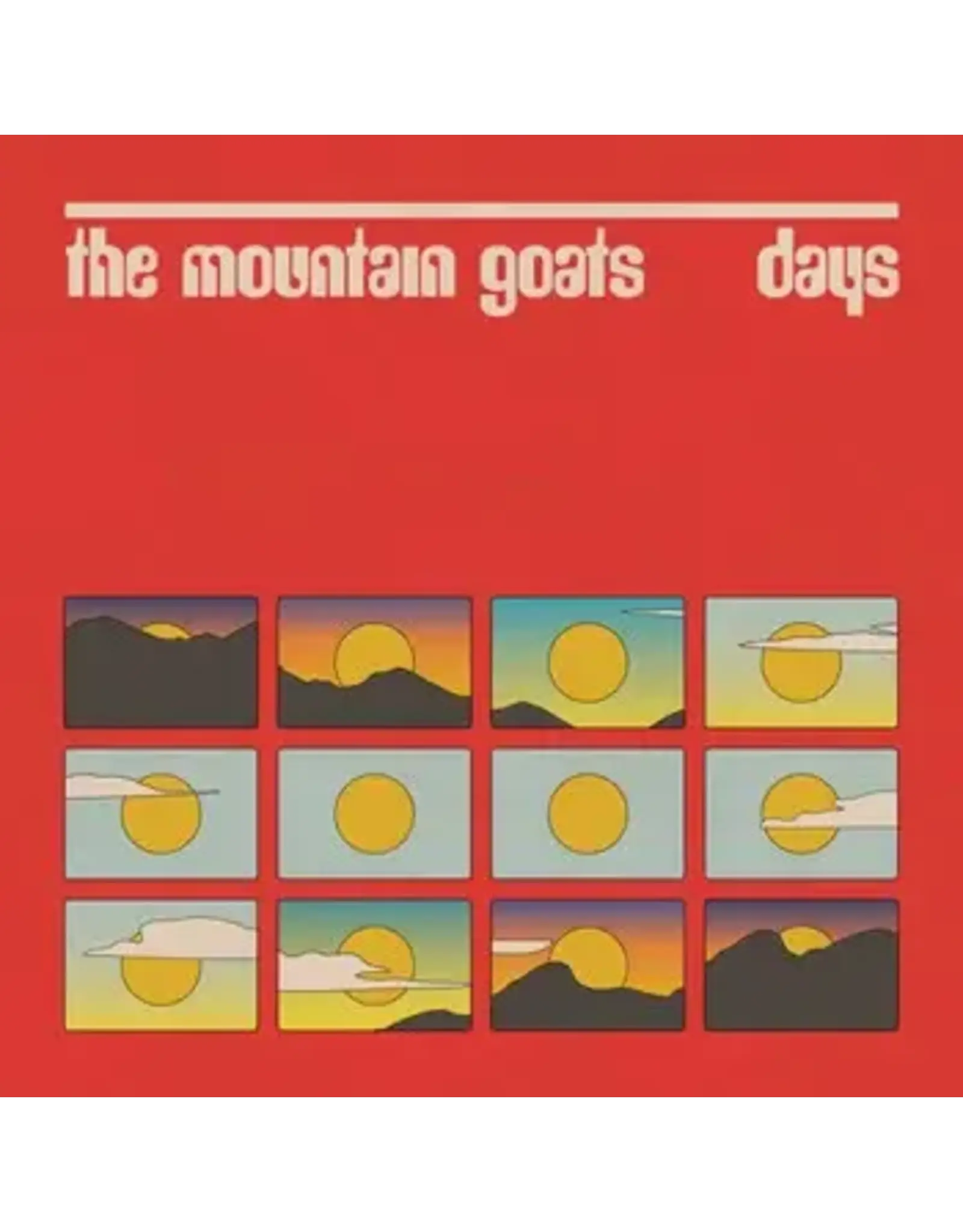 Mountain Goats: Days ("dawn with its rose-tipped fingers" pink) LP