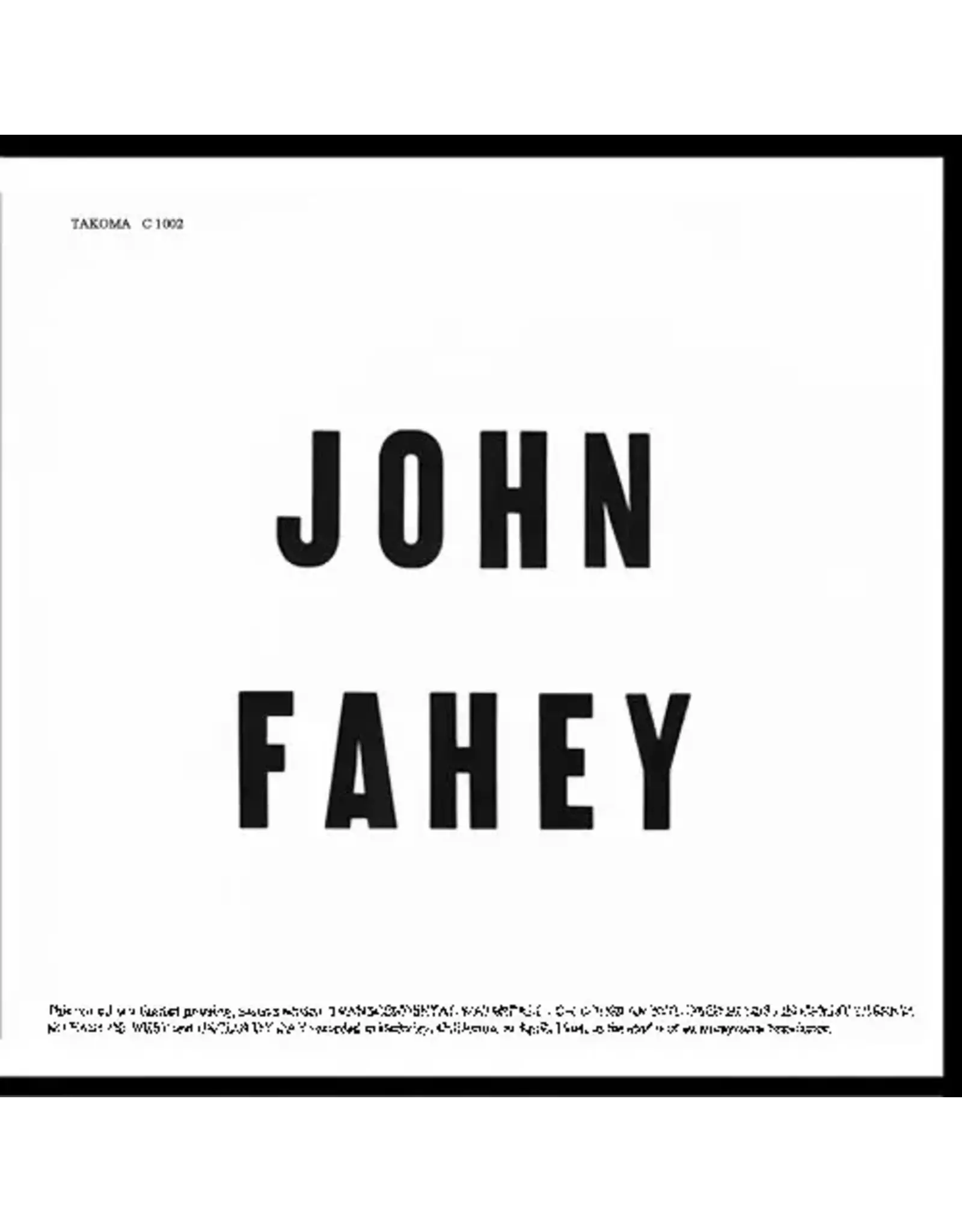 Universal Fahey, John: Blind Joe Death LP