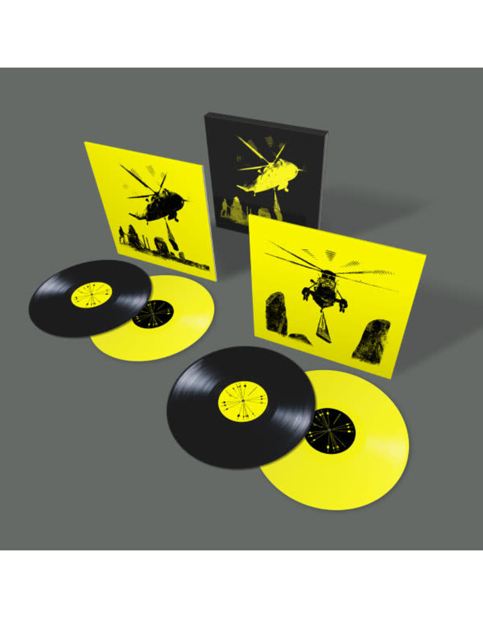 Rock Action Mogwai: Happy Tears (BLACK, YELLOW VINYL) Deluxe 4LP