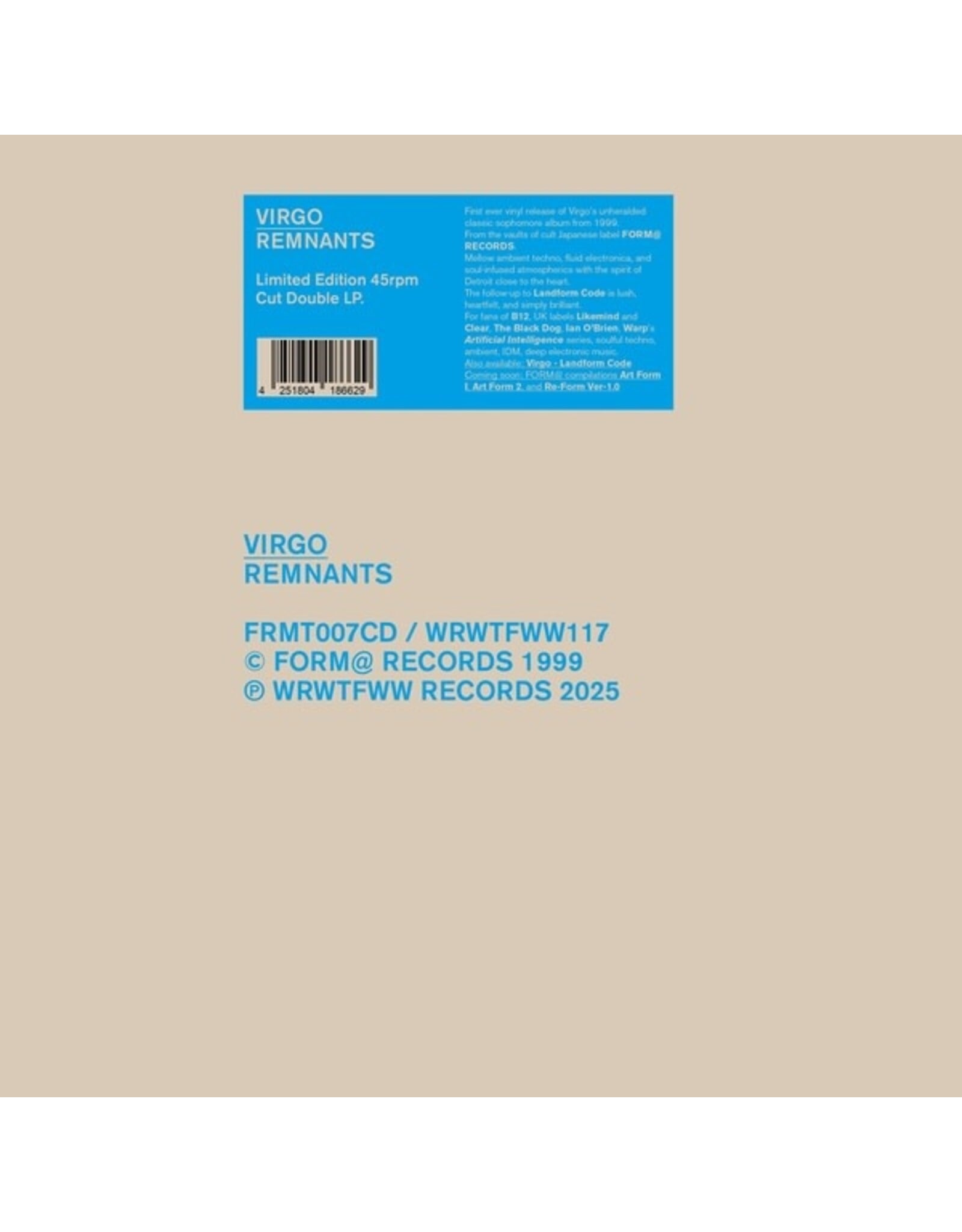 WRWTFWW Virgo: Remnants LP