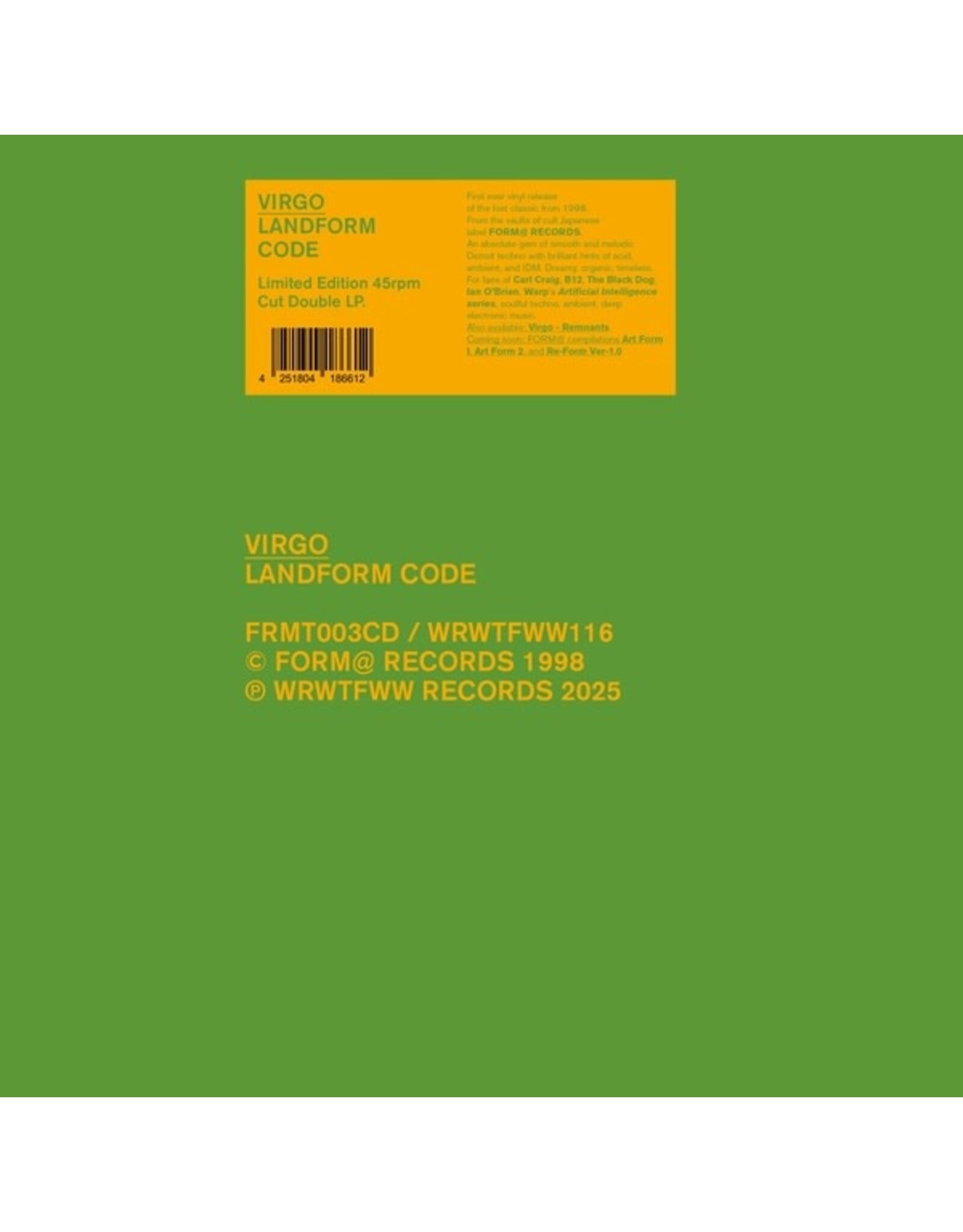 WRWTFWW Virgo: Landform Code LP