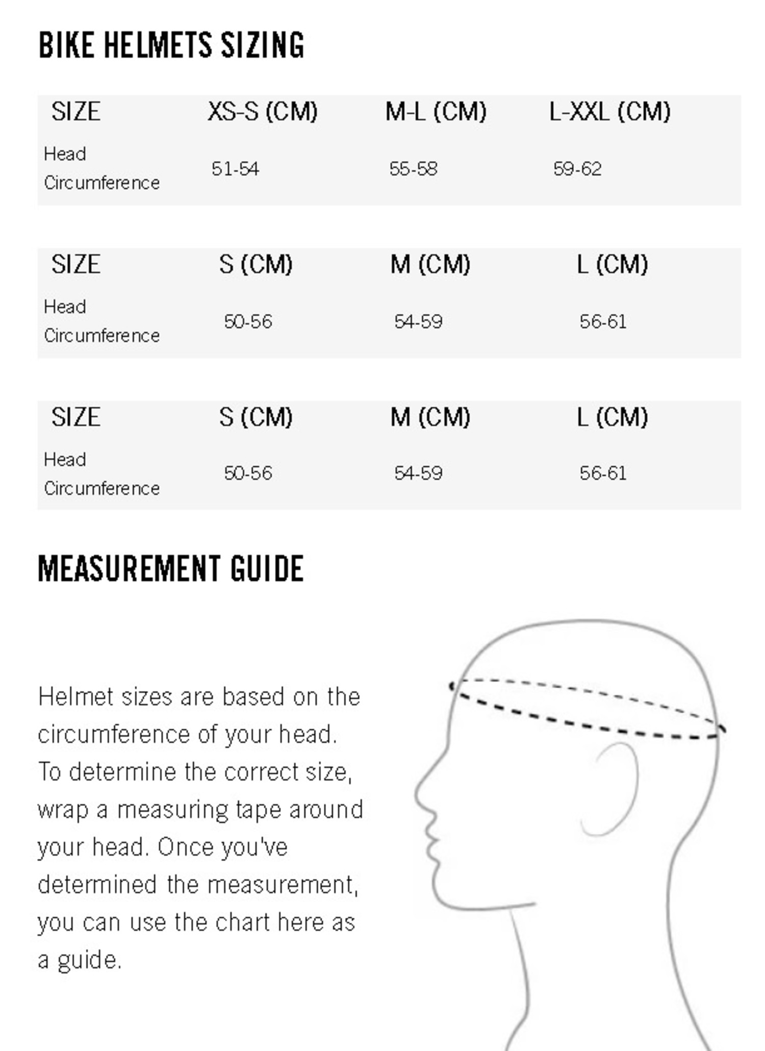 13+ Poc Helmet Size Chart