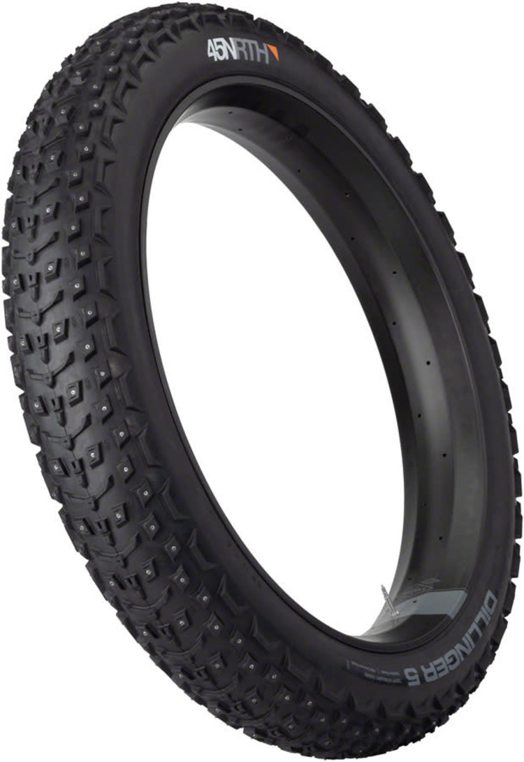 45NRTH Dillinger 5 Tire 26 x 4.6 Tubeless Blk 120tpi w/258 Carbide Studs