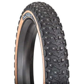 45NRTH Dillinger 5 Tire 27.5 x 4.5  Tan 60tpi w/252 Alloy Carbide Studs
