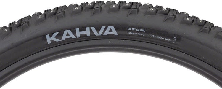 45NRTH Kahva 29 x 2.25 Tire Tubeless Blk 60tpi 252 Carbide Studs
