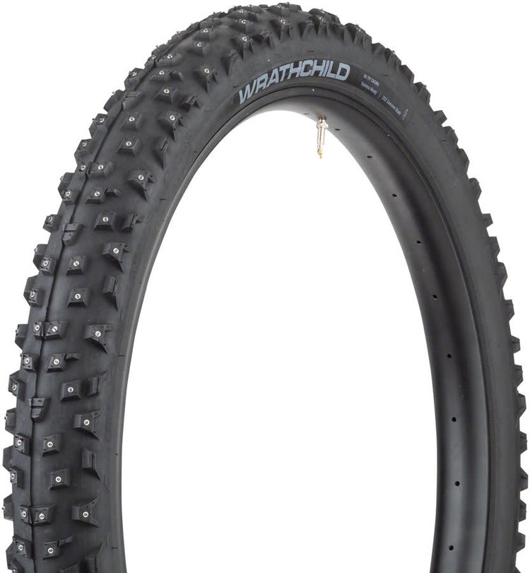 45NRTH Wrathchild 27.5 x 3.0 Tire 60tpi Tubeless 252 Concave Carbide Studs