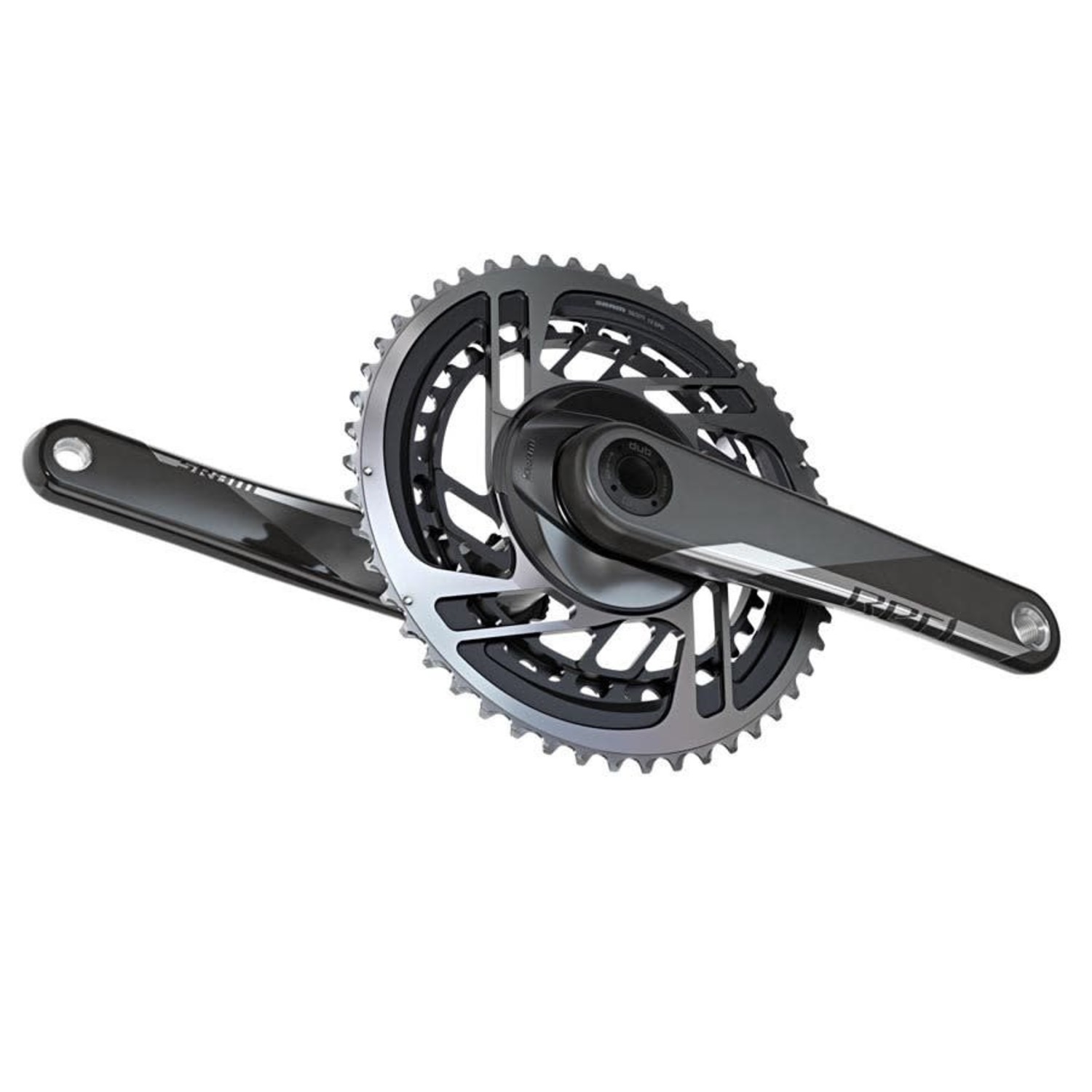 Sram Red AXS 2x DM DUB Crankset | Chain Reaction Bicycles - Chain