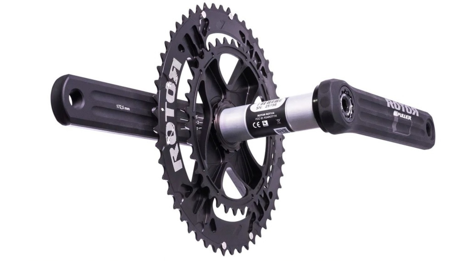 Rotor InPower DM Road Crank | Chain Reaction Bicycles