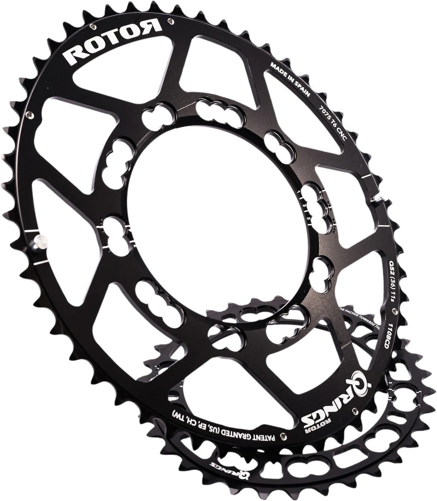 白ごまさん用　ROTOR Q-RINGS NOQ 52-36 BCD110 Q RINGS 110x4 OUTER 12-11Sアウター 110x4 Qリング | ROTOR
