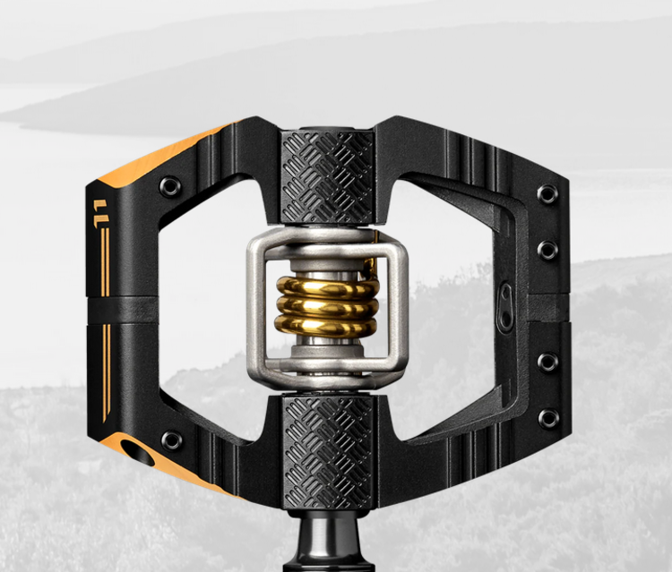 Crank Bros Mallet E 11 Pedals Blk/Gld