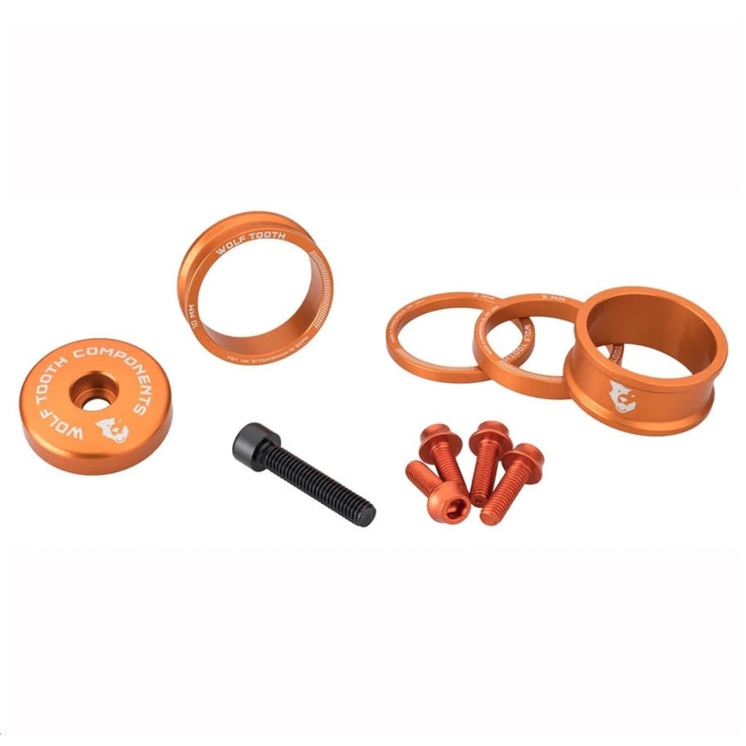 Wolf Tooth Blink Kit (HS Spacers, Top Cap, Cage Bolts) - Chain