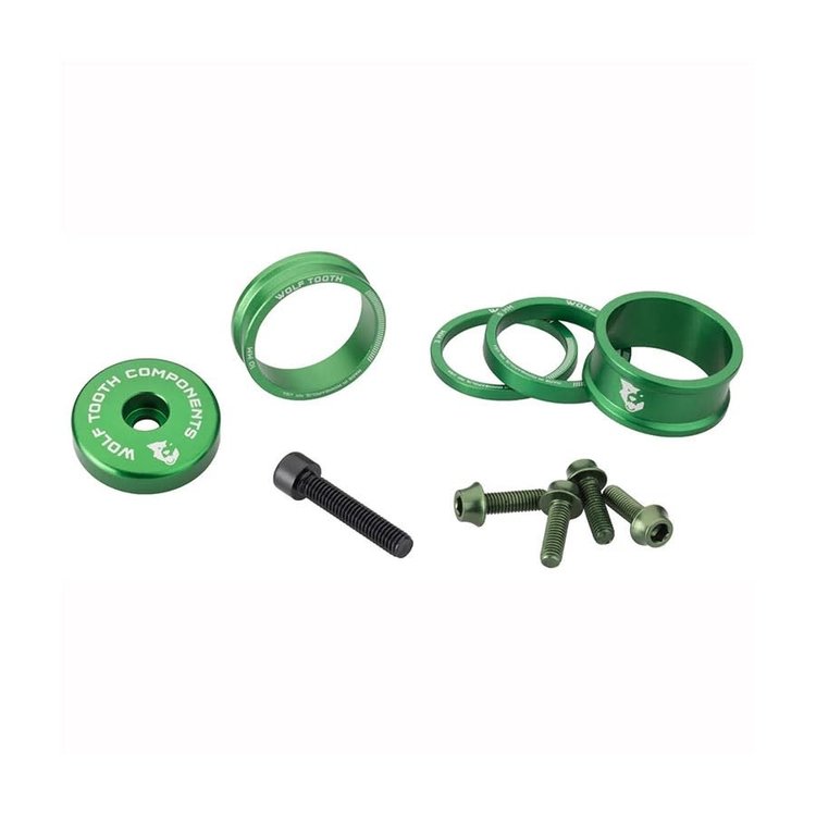 Wolf Tooth Bling Kit (HS Spacers, Top Cap, Cage Bolts)
