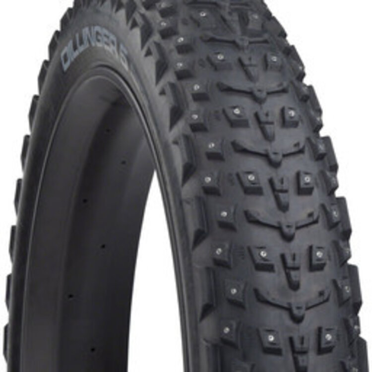 45NRTH 45NRTH Dillinger 5 Tire - 26 x 4.6, Tubeless, Folding, Black, 60tpi, 258 Carbide Steel Studs
