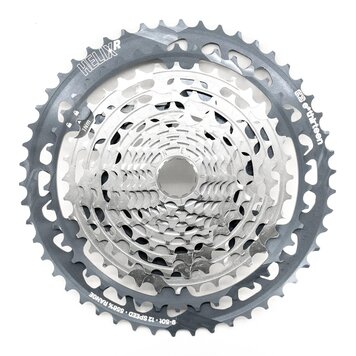 E13 E13 HELIX 12SP CASSETTE 9-50T NICKEL GREY