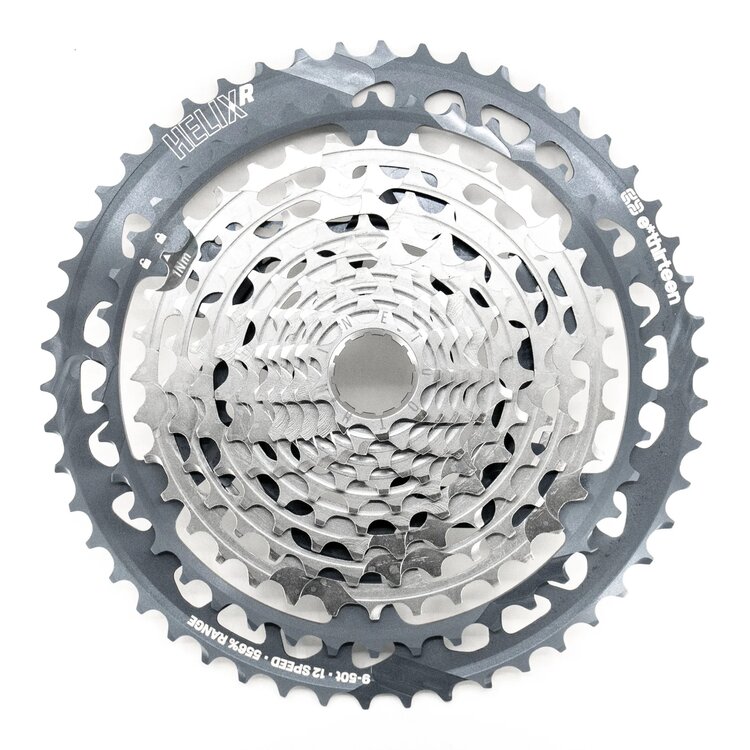 E13 E13 HELIX 12SP CASSETTE 9-50T NICKEL GREY