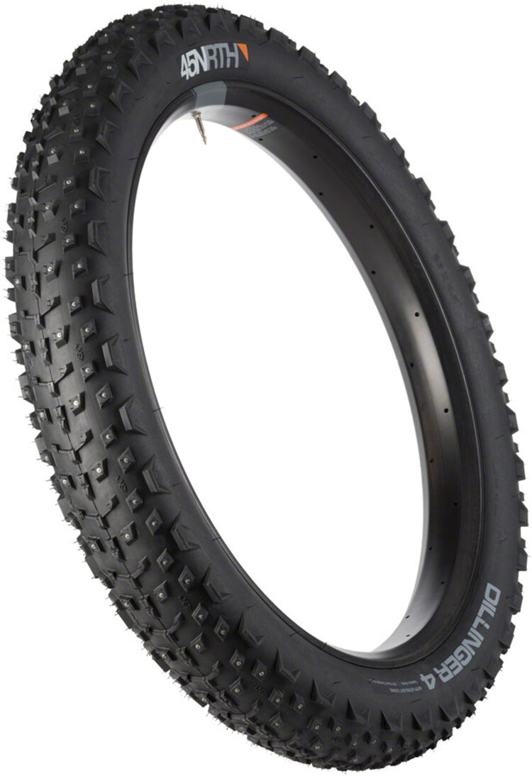 45NRTH 4Dillinger Tire - 26 x 4, Tubeless 120tpi, 240  Carbide/Alloy  Studs