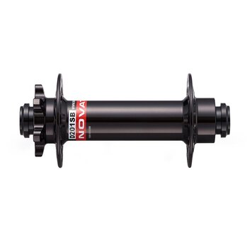 Novatec, D201, Disc Hub, Front, 32H, 15mm TA, 150mm, Black