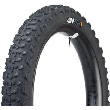 45NRTH 45NRTH Dillinger 4 Tire - 26 x 4.2, Tubeless, Folding, Black, 60 TPI, 168 Carbide Steel Studs
