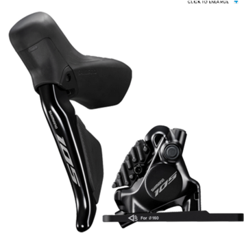 Shimano 105 di2 Front Shifter/Caliper set
