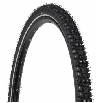 45NRTH 45NRTH Gravdal Tire - 700 x 45, Tubeless, Folding, Black, 60 TPI, 240 Concave Carbide Aluminum Studs