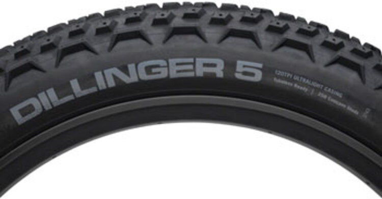 45NRTH 45NRTH Dillinger 5 Tire - 26 x 4.6, Tubeless,  60TPI, Custom Studdable