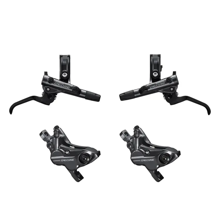 Shimano Deore (BL-M6100 - BR-M6120) 4 Pistons Disc Brake Kit