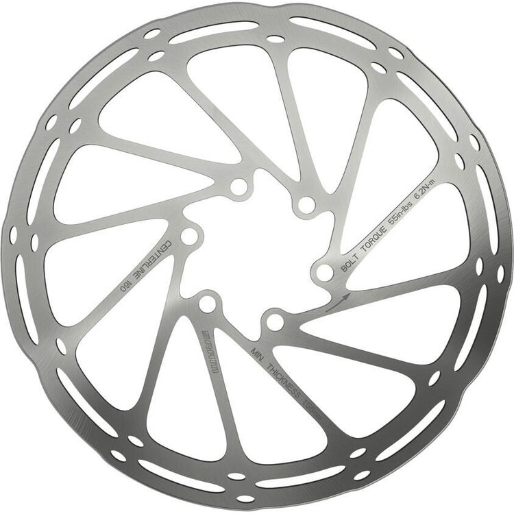 SRAM SRAM Centerline Rounded Disc brake rotor ISO 6B 180mm