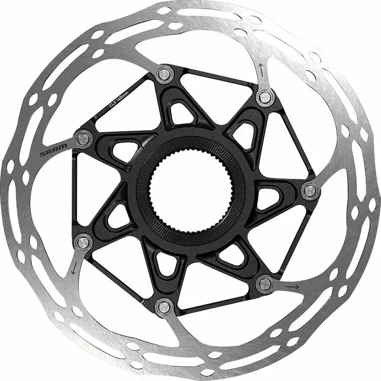 SRAM SRAM CenterLine 2 Piece Rounded Centre Lock Steel 180mm
