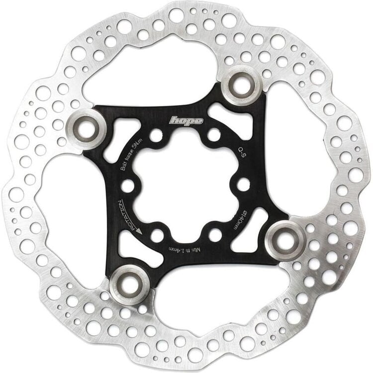 Hope HOPE FLOATING DISC - 160MM 6 BOLT FLOAT BLACK