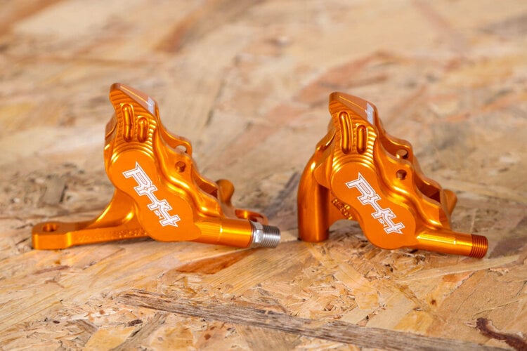 Hope Hope RX4 Caliper Front 160 Complete - ORANGE - SRAM
