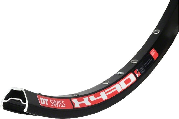DT Swiss X 470 Rim - 700, Disc, Black, 32H