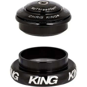 Chris King InSet 7 Headset, Matte Jet (44mm Straight Headtube, w/Tapered Steerer)