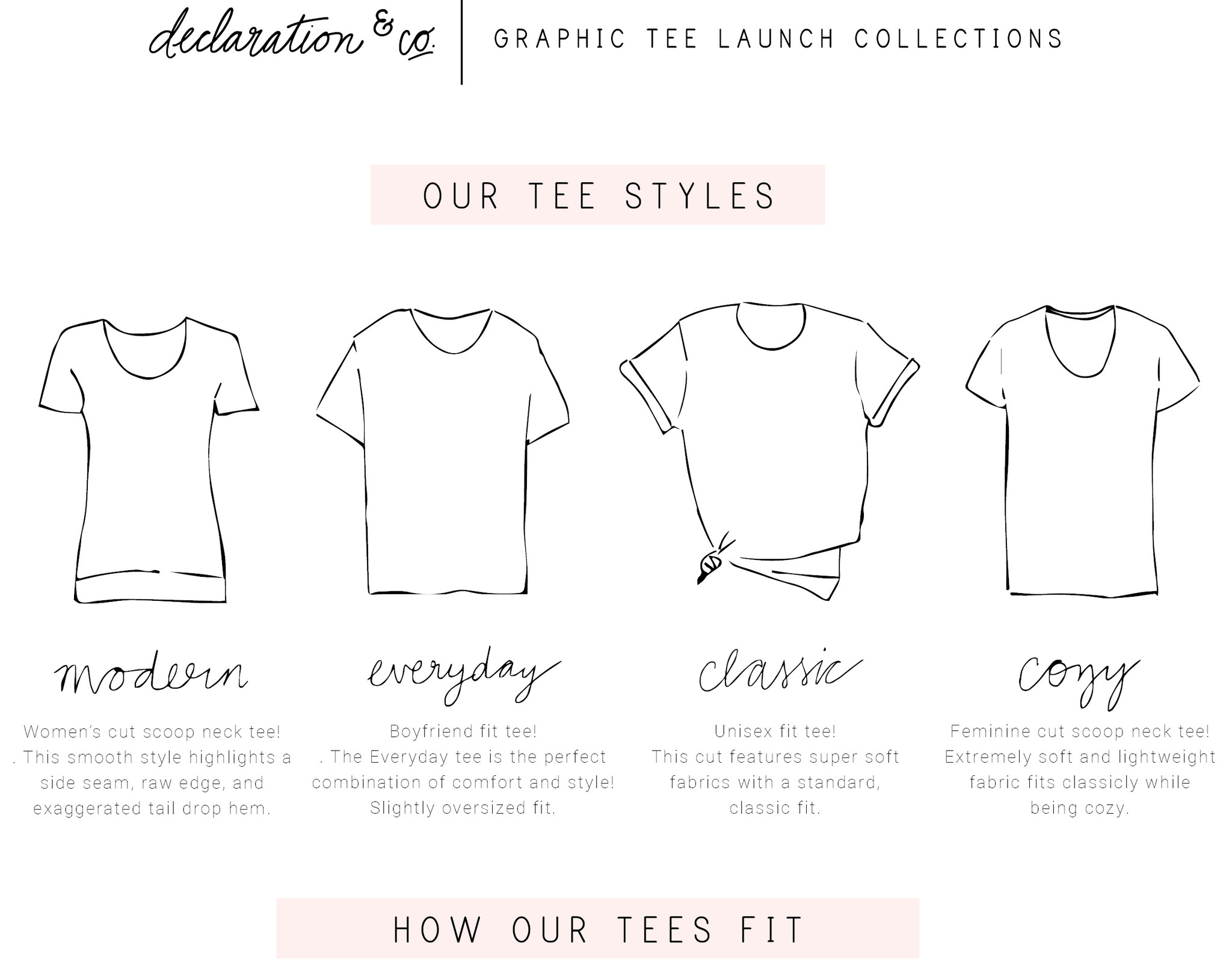 Declaration & Co's Fit Guide - Declaration & Co.