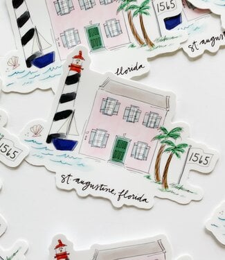 Declaration & Co. St. Augustine Sketch Sticker