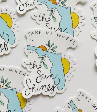 Declaration & Co. Take Me Where the Sun Shines Sticker