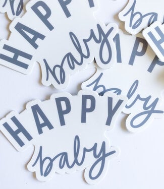 Declaration & Co. Happy Baby Sticker