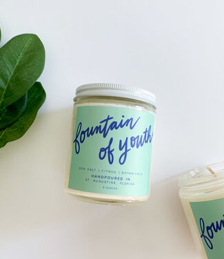 Fountain of Youth Script Candle