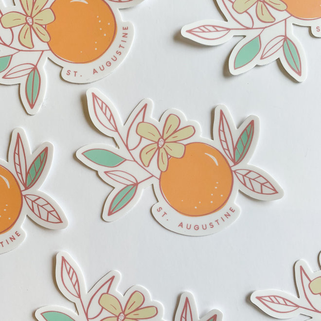 St. Augustine Orange Blossom Sticker