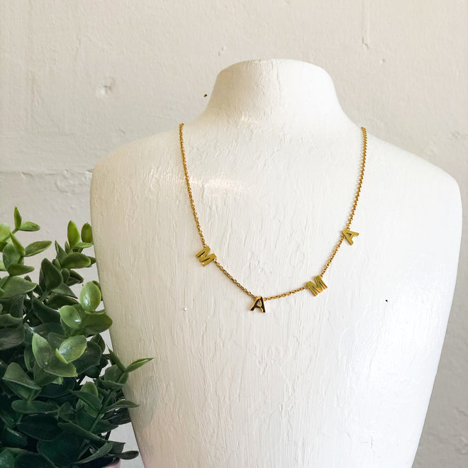 Modern Mama Necklace Gold