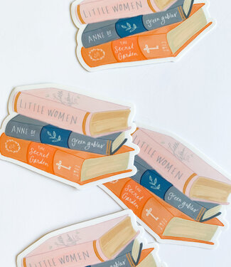 Declaration & Co. Classics Book Stack Sticker