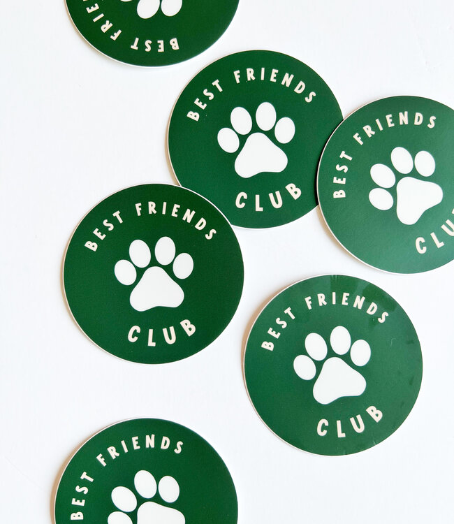 Declaration & Co. Best Friends Club Green Sticker