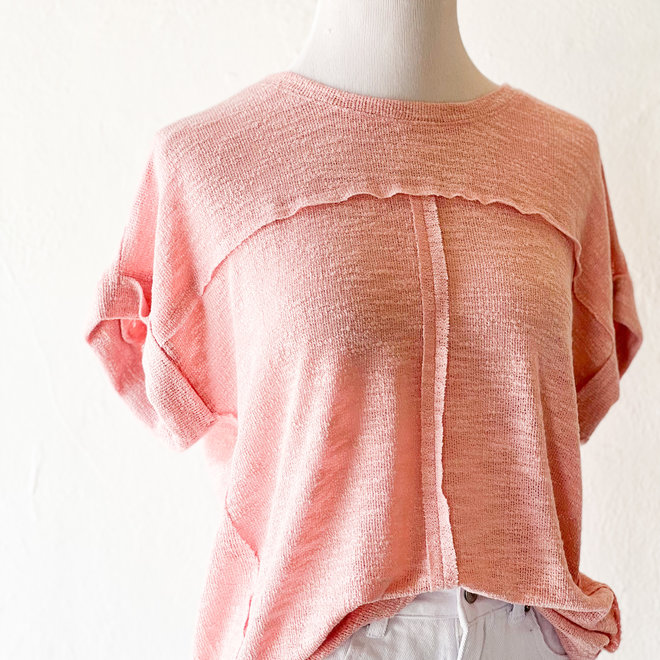 Contempo Casual Tee Pink