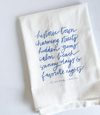 Declaration & Co. Tea Towel - Historic Town Script
