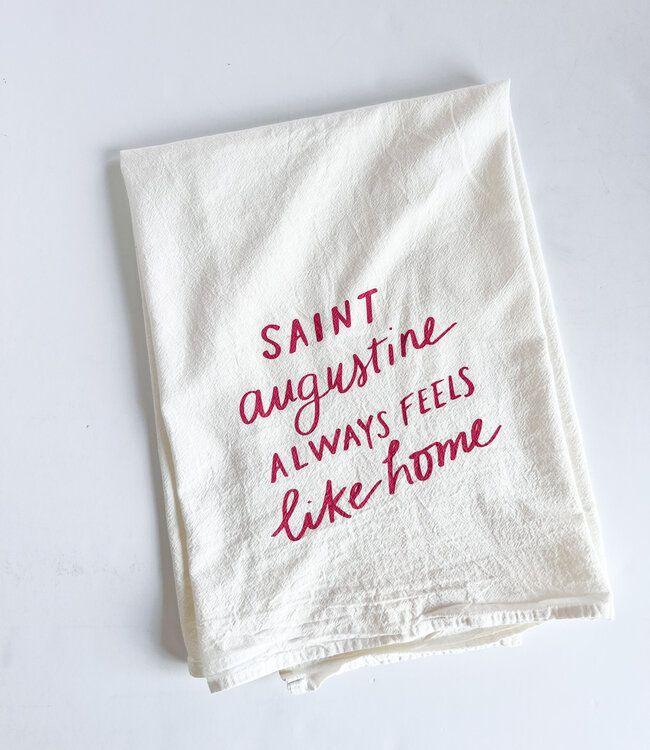 Declaration & Co. Tea Towel - Saint Augustine Script