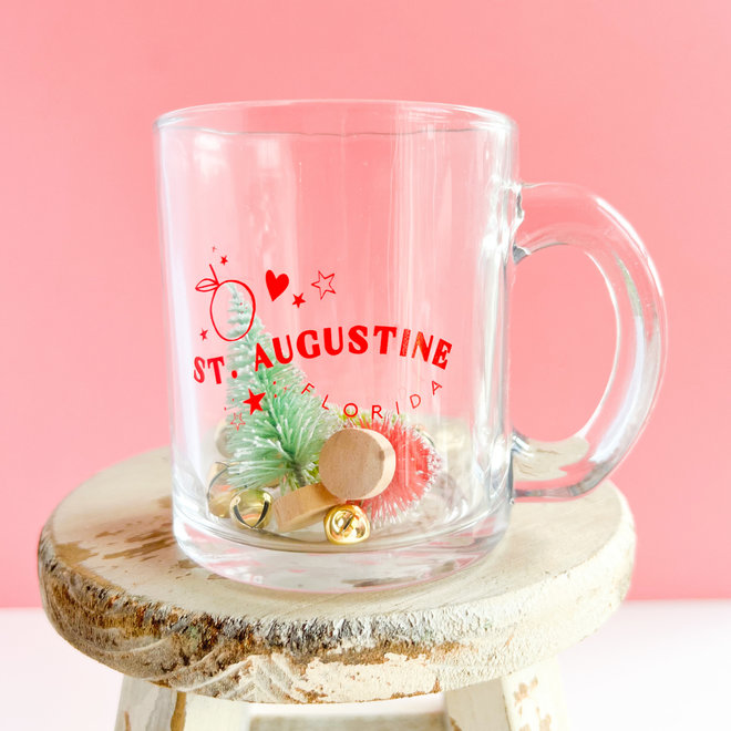 St. Augustine Clear Glass Mug